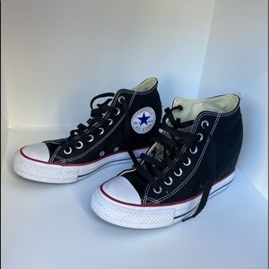 Converse wedge heel sneakers women size 7